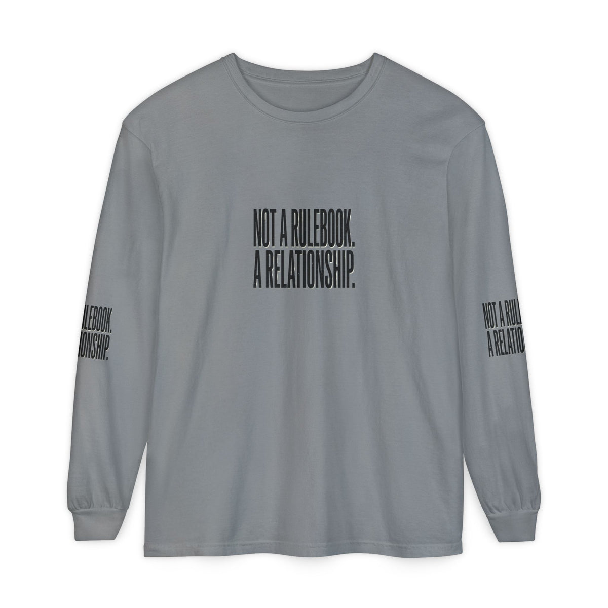 Mercy Manna Not a Rulebook a Relationship Long Sleeve T-Shirt