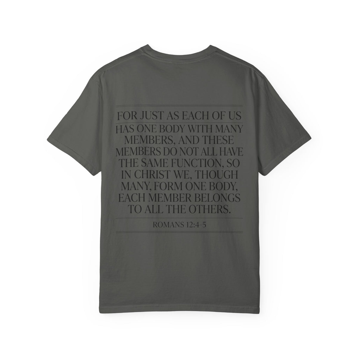 Mercy Manna One Body Many Parts Inspirational T-Shirt