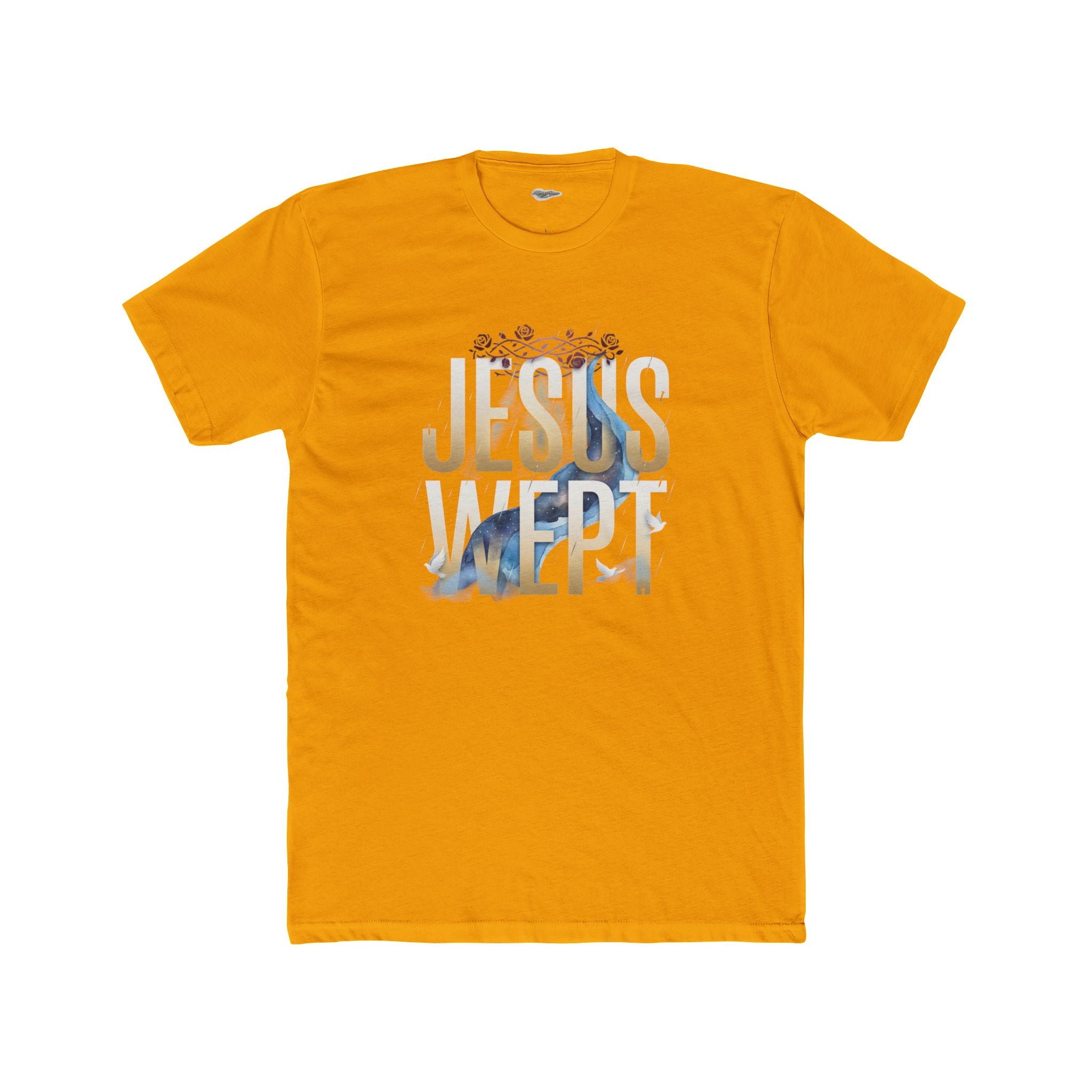 "Jesus Wept" Graphic Tee — Unisex Cotton T-Shirt