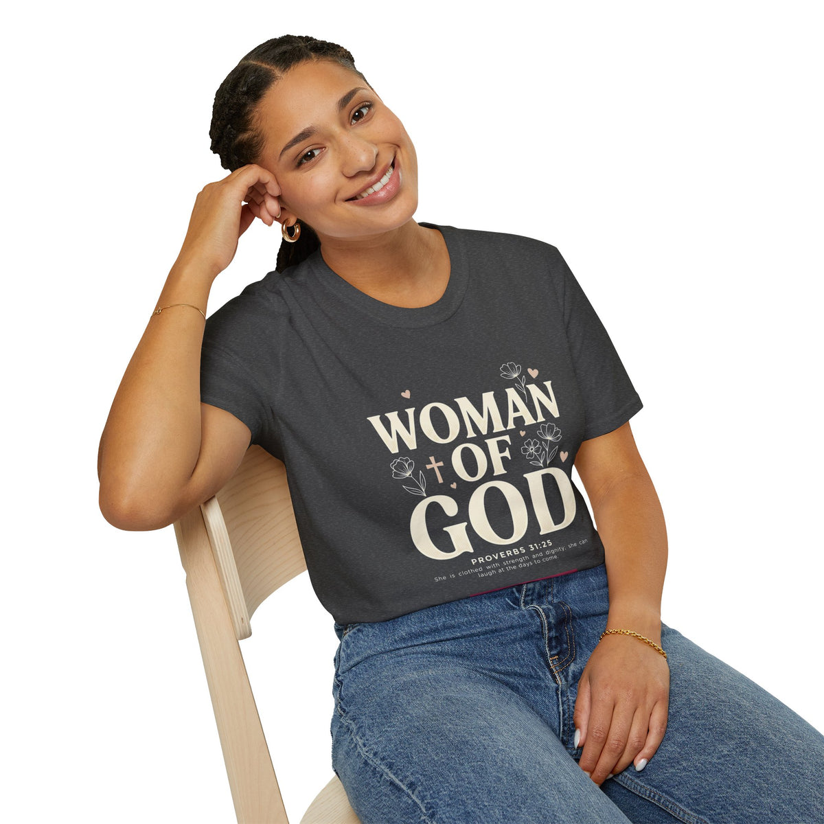 Woman of God Inspirational T-Shirt — LOVE Graphic Tee