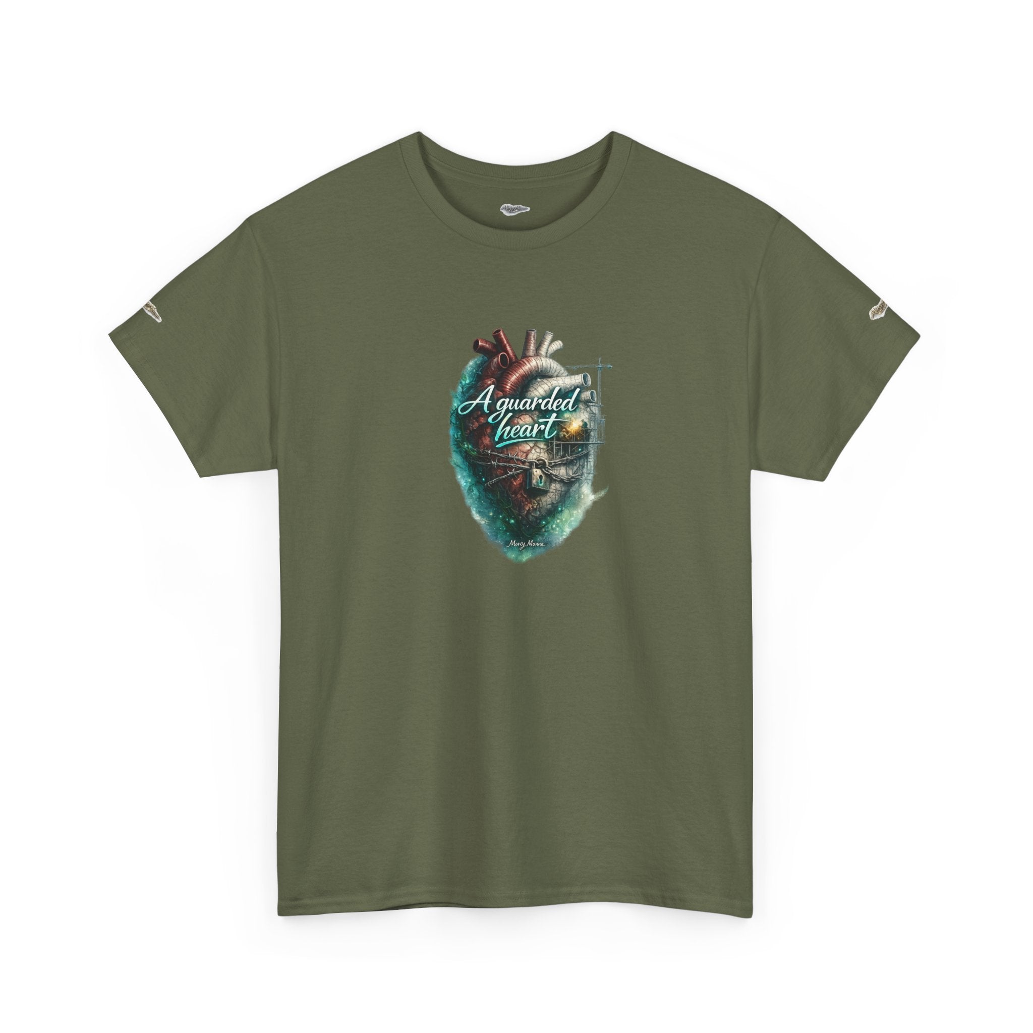 "A Guarded Heart" Graphic Tee — Unisex Cotton T-Shirt