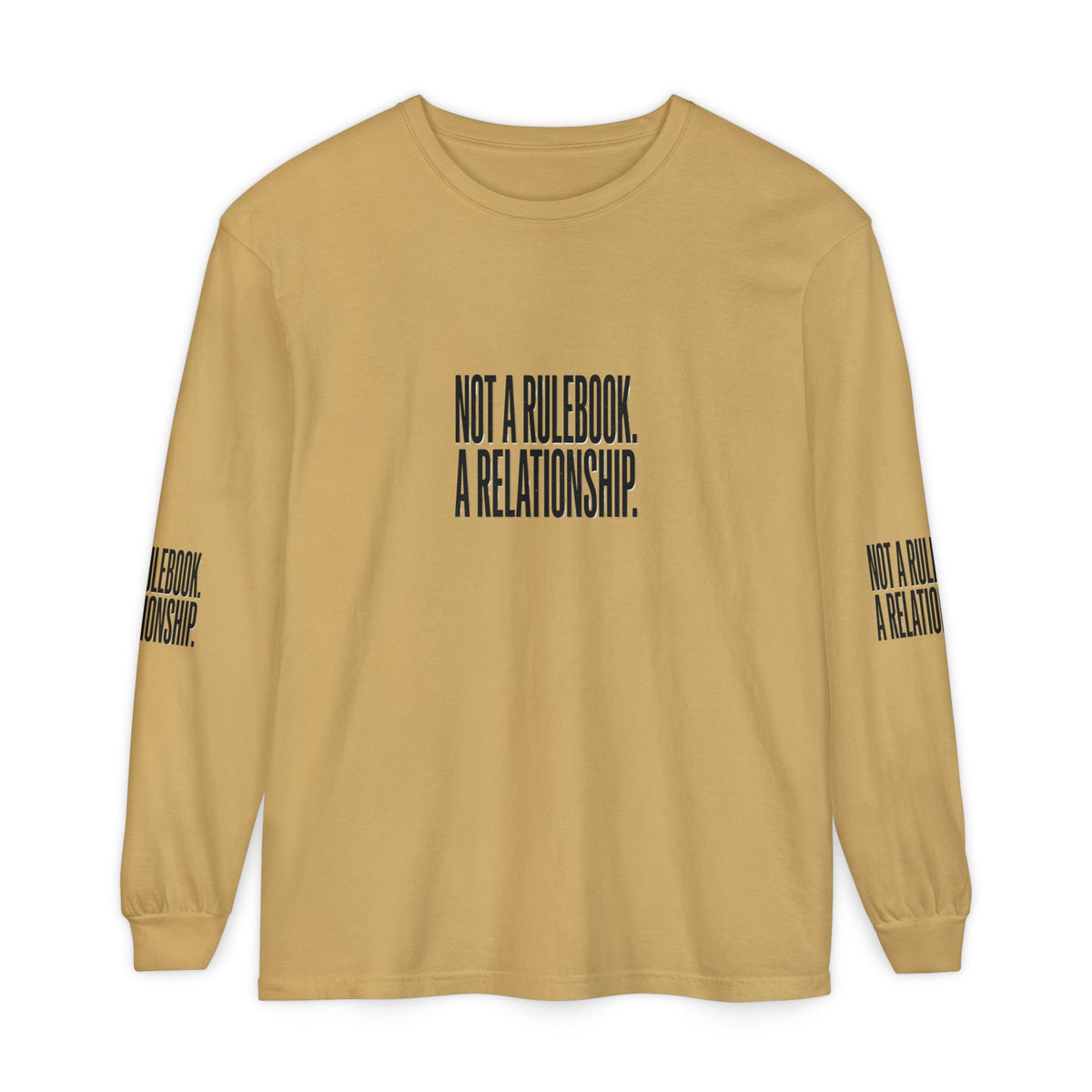 Mercy Manna Not a Rulebook a Relationship Long Sleeve T-Shirt