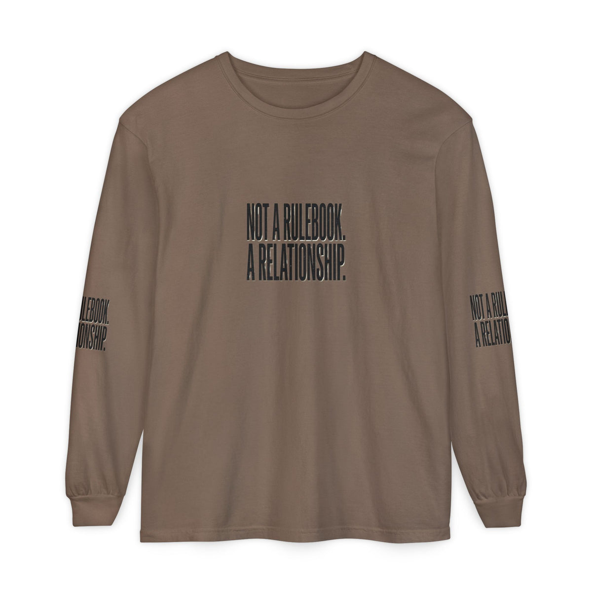 Mercy Manna Not a Rulebook a Relationship Long Sleeve T-Shirt