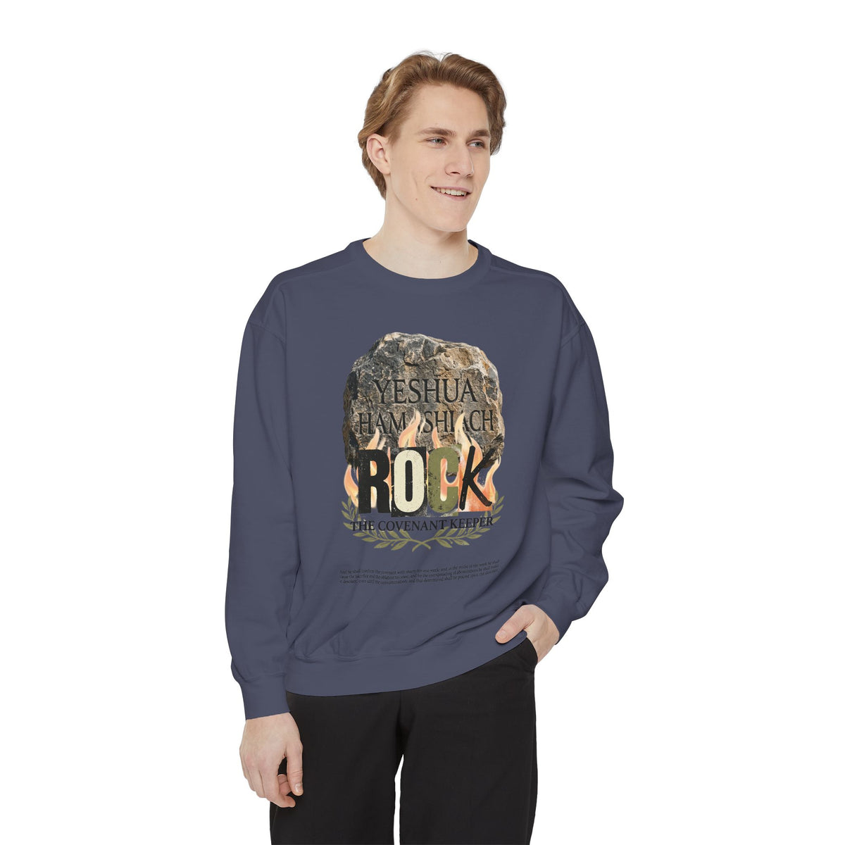 Mercy Manna Crewneck Sweatshirt – Abomination That Causes Desolation Love Graphic