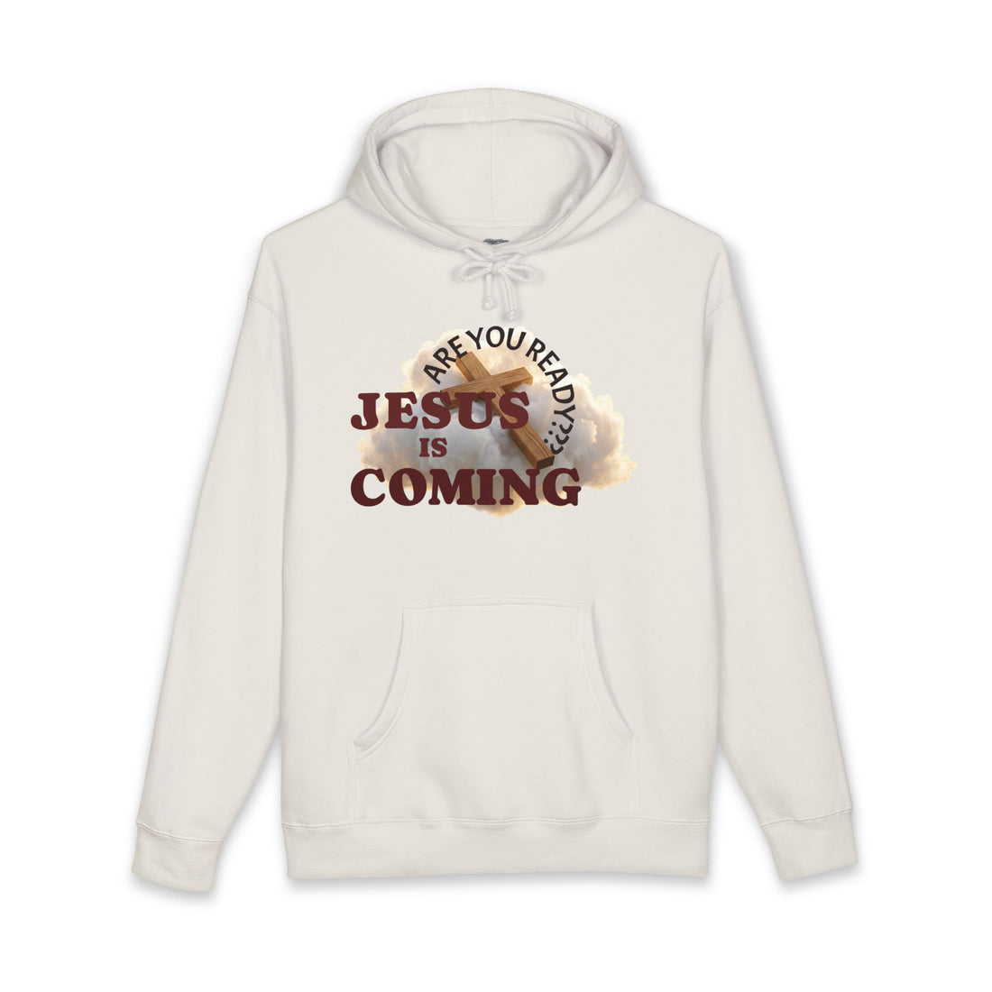 "Are You Ready?" Graphic Pullover Hoodie — Unisex Fleece Sweatshirt