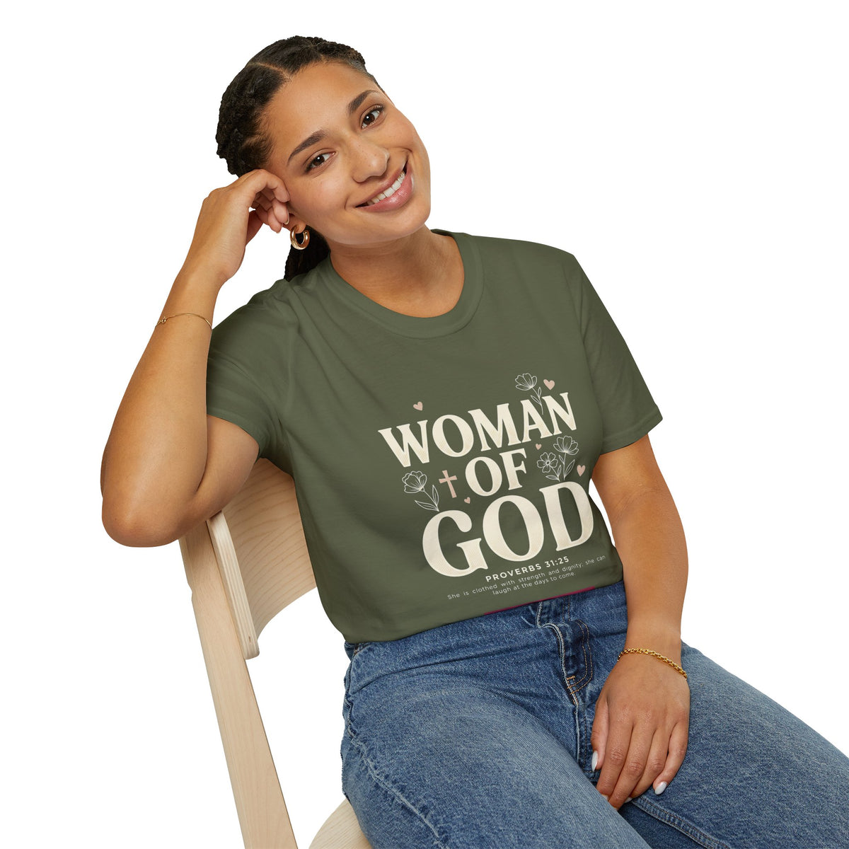 Woman of God Inspirational T-Shirt — LOVE Graphic Tee