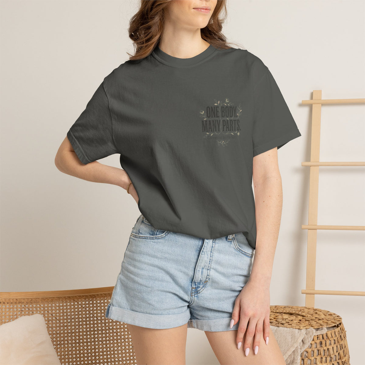 Mercy Manna One Body Many Parts Inspirational T-Shirt