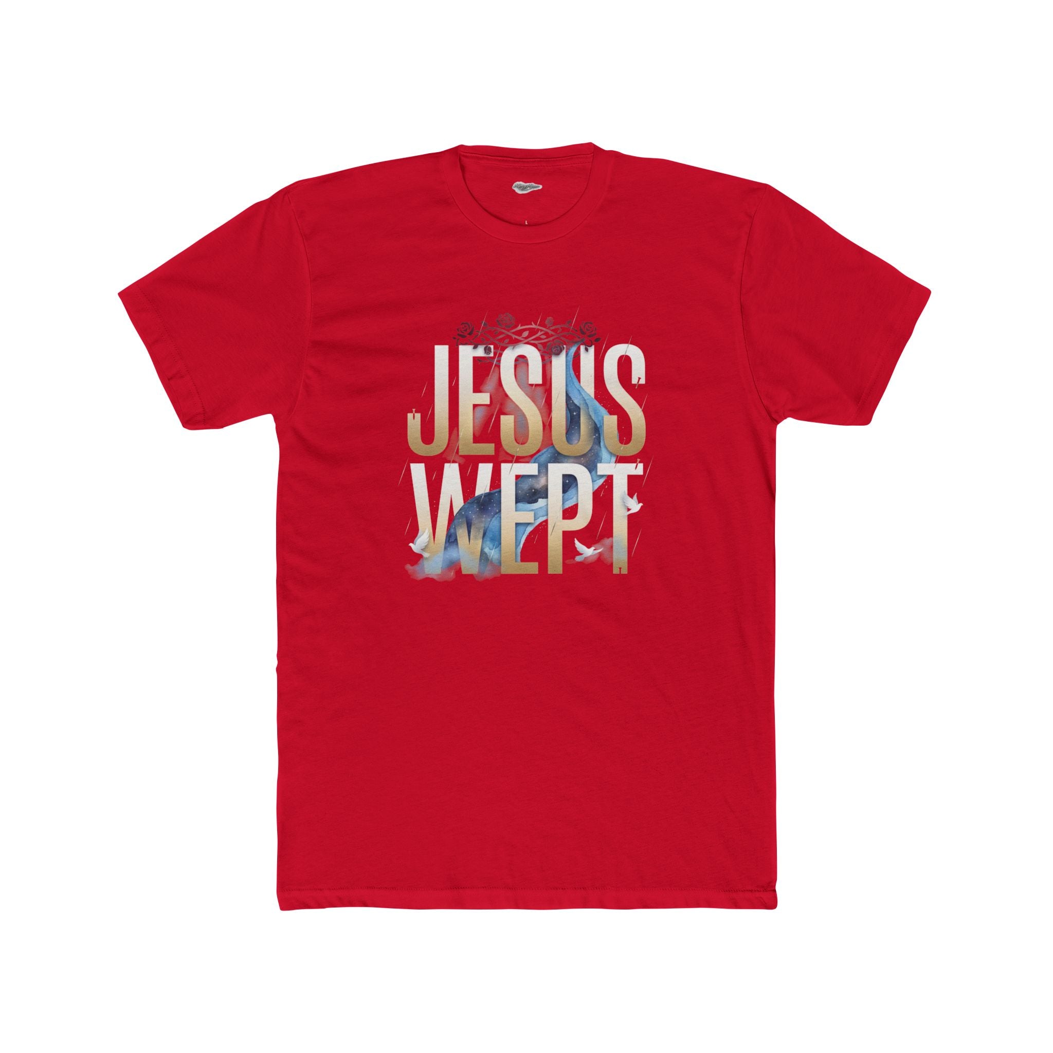 "Jesus Wept" Graphic Tee — Unisex Cotton T-Shirt