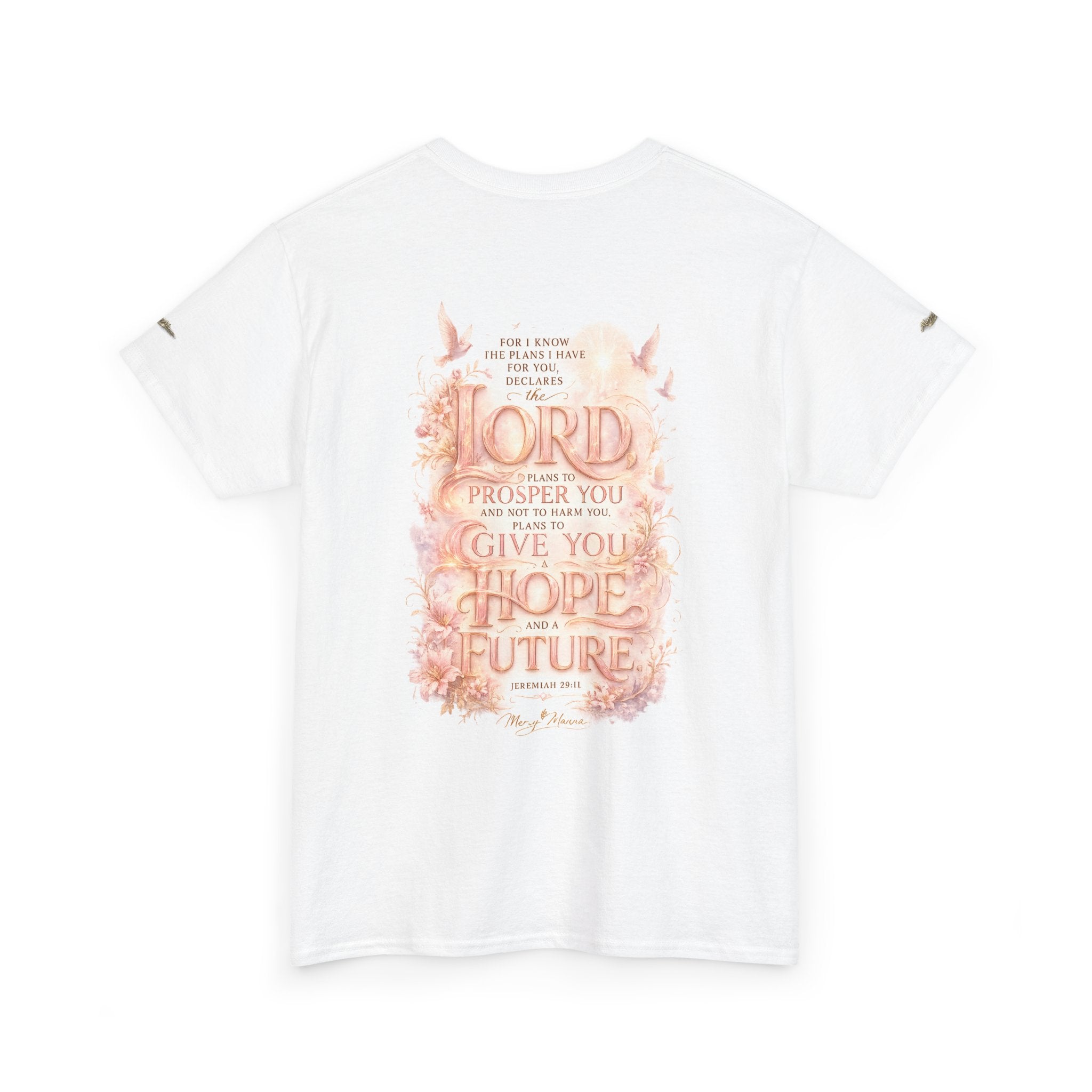 "Hope" Jeremiah 29:11 Graphic Tee — Unisex Cotton T-Shirt