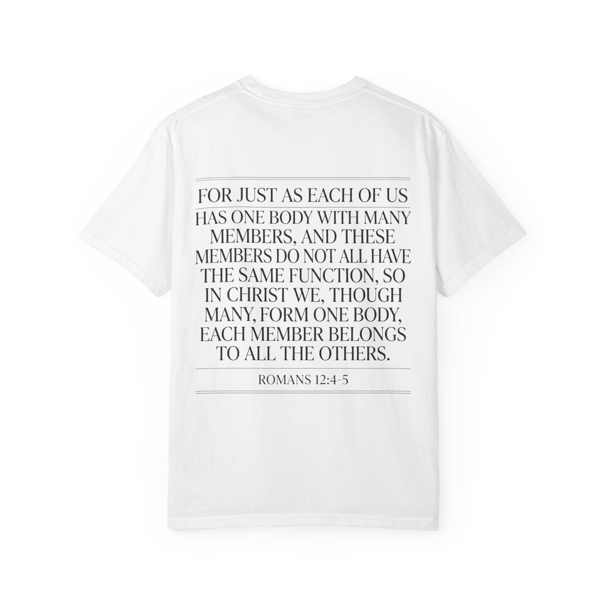 Mercy Manna One Body Many Parts Inspirational T-Shirt