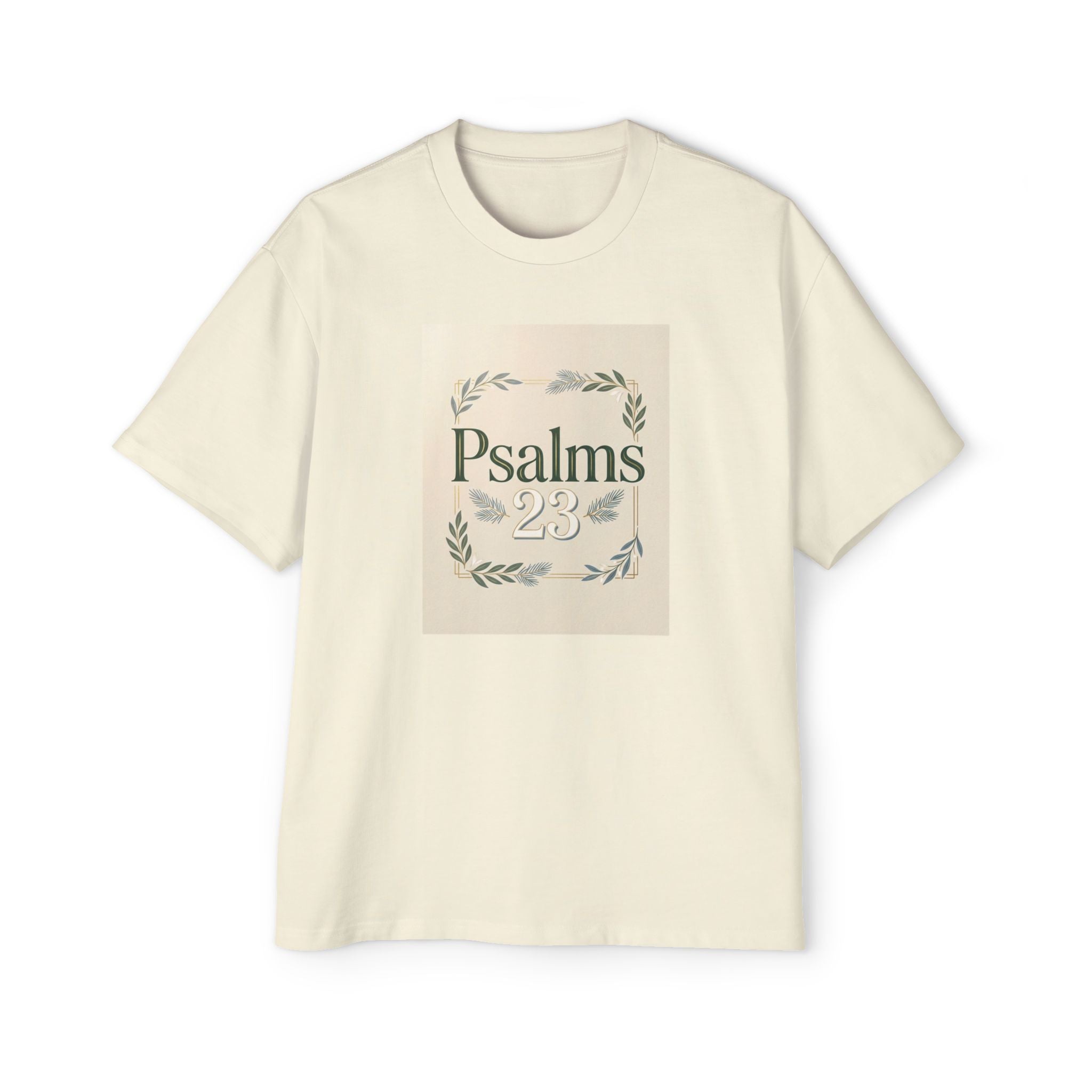 "Psalms 23" Oversized Graphic Tee — Men&