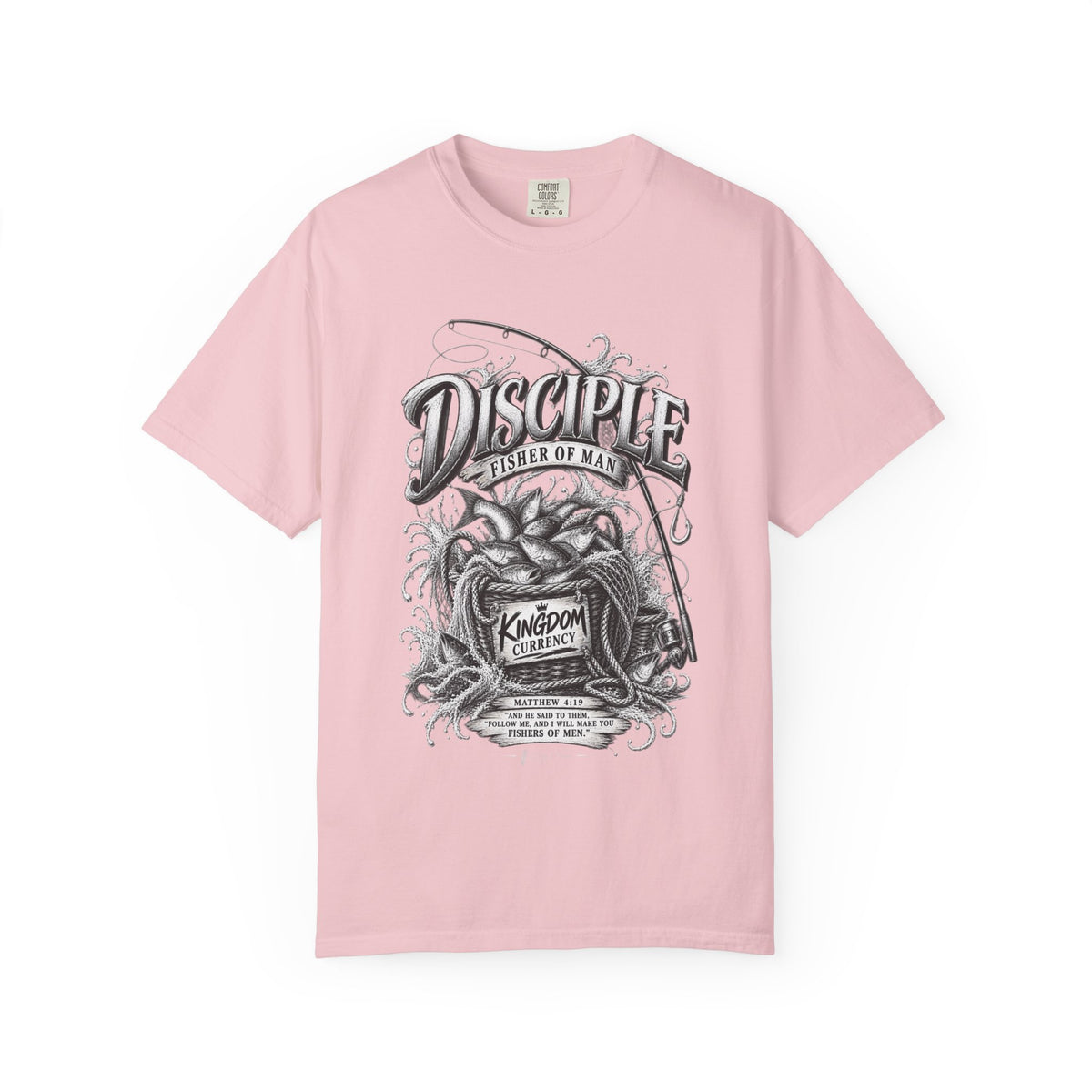 Disciple Fisher of Men Graphic T-Shirt — Fishing Design
