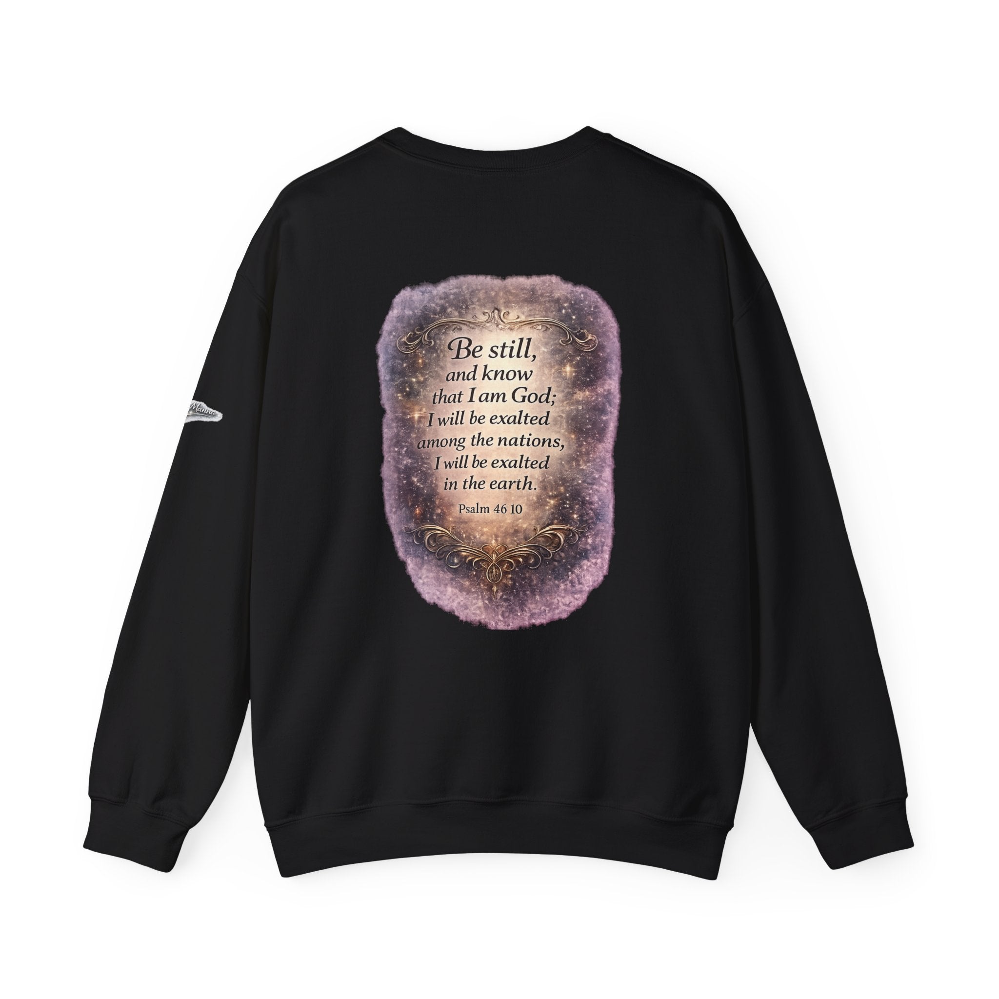 "Be Still" Graphic Crewneck Sweatshirt — Unisex Fleece Pullover