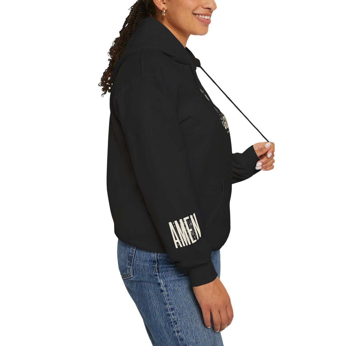 Woman of God Hoodie — "Amen" Graphic Pullover