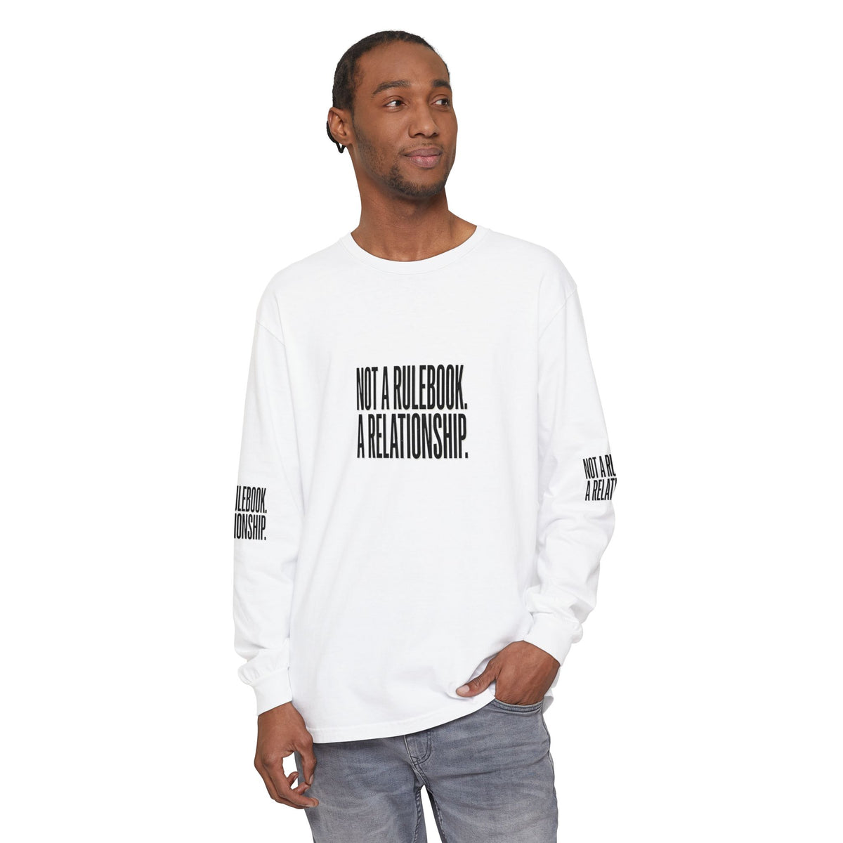 Mercy Manna Not a Rulebook a Relationship Long Sleeve T-Shirt