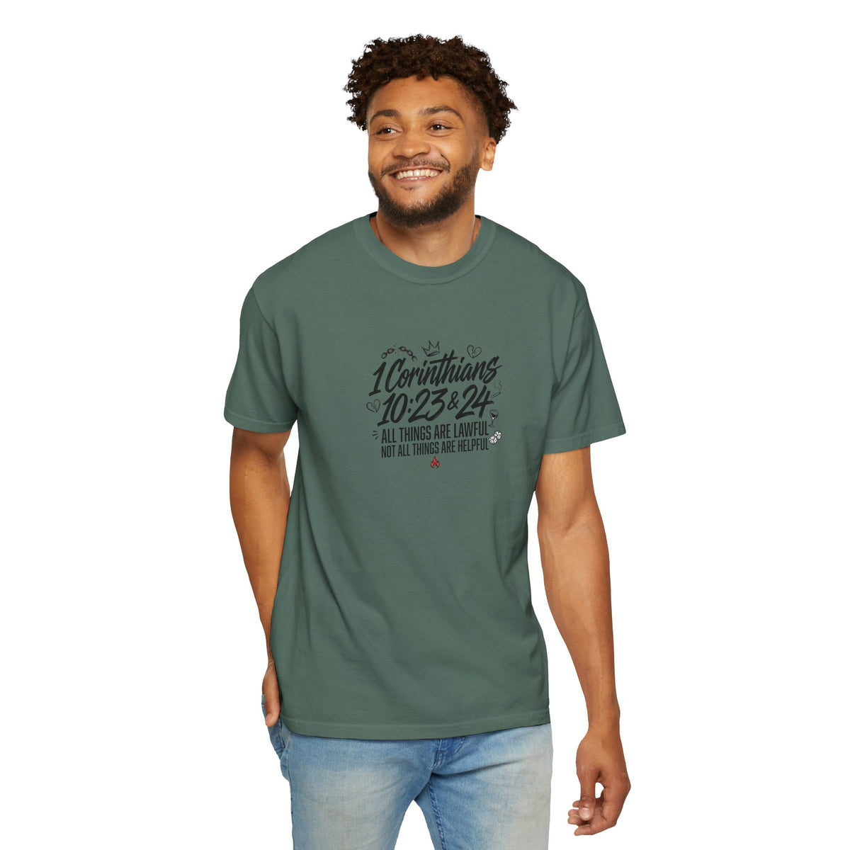 1 Corinthians 10:23-24 Scripture T-Shirt