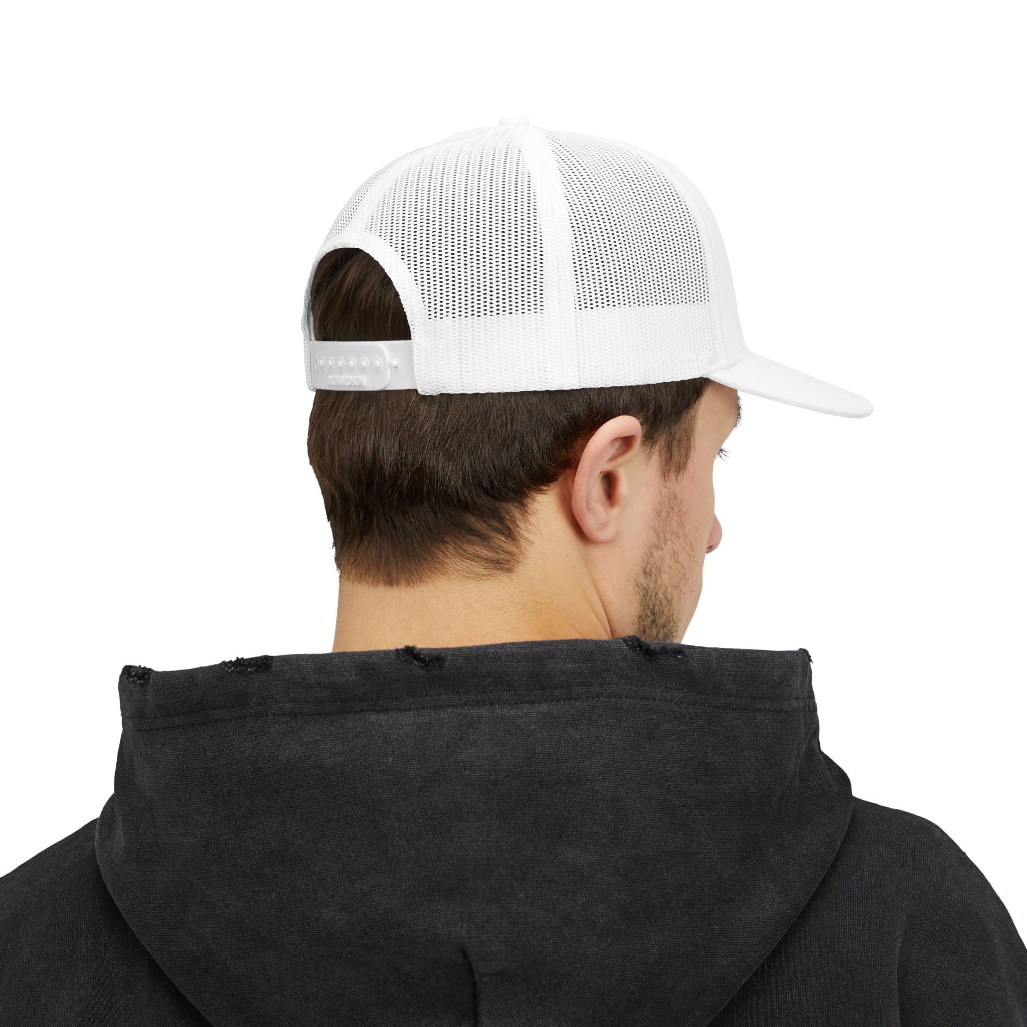 "Faith" Gold Embossed Trucker Cap — Adjustable Snapback Hat
