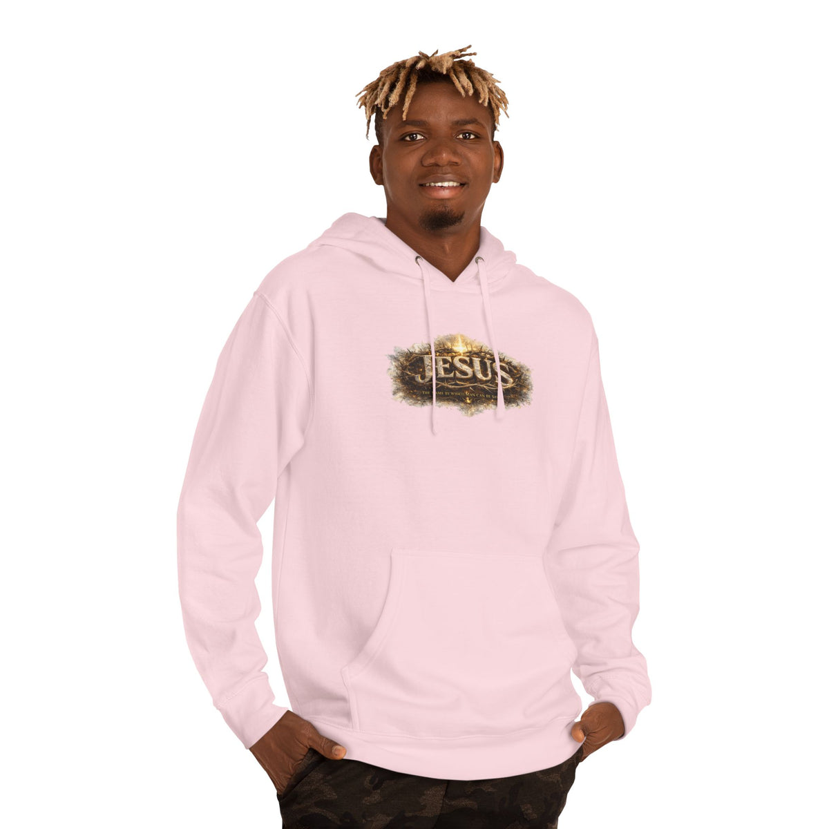 Graphic Hoodie — Rustic Gold Crown of thorns Pullover