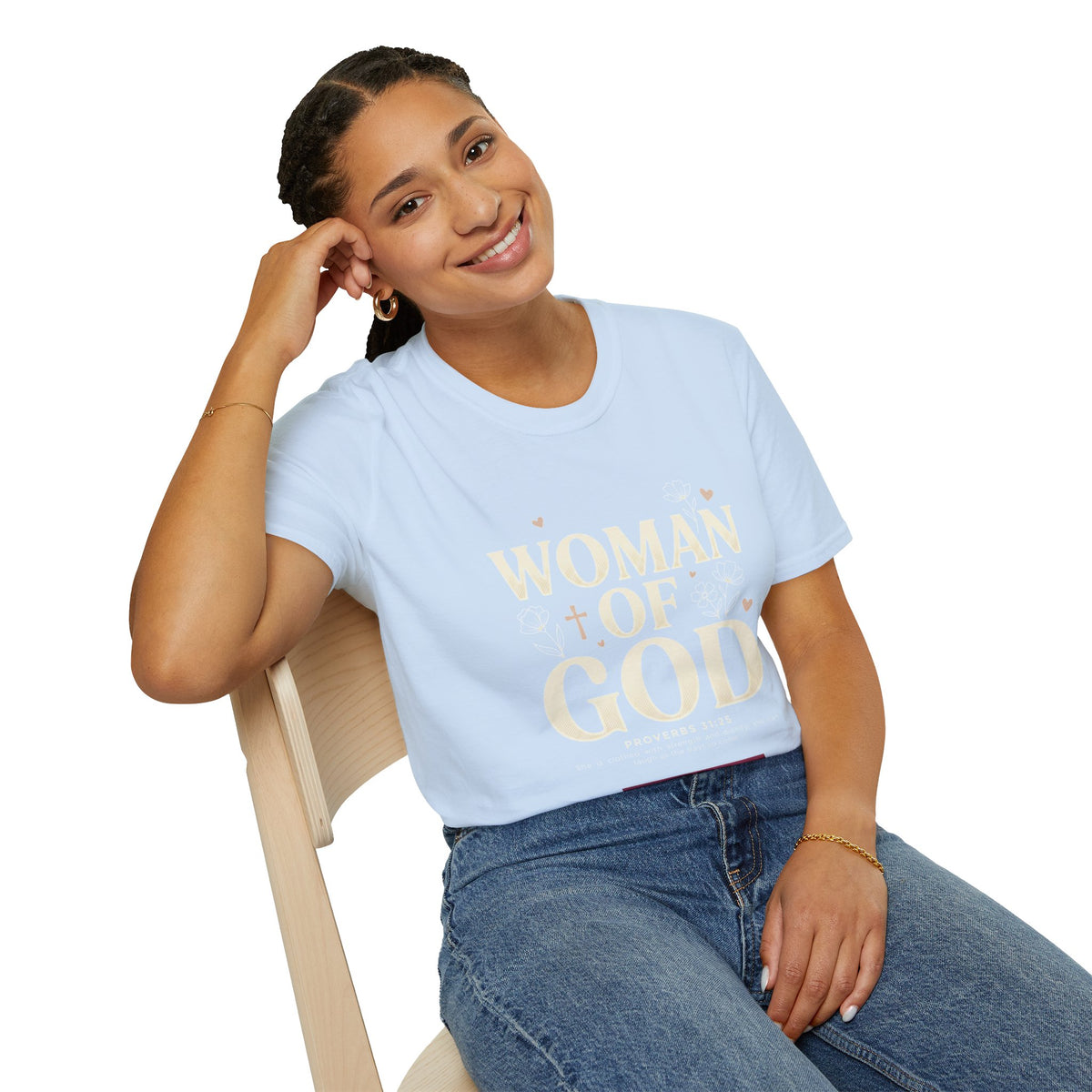 Woman of God Inspirational T-Shirt — LOVE Graphic Tee