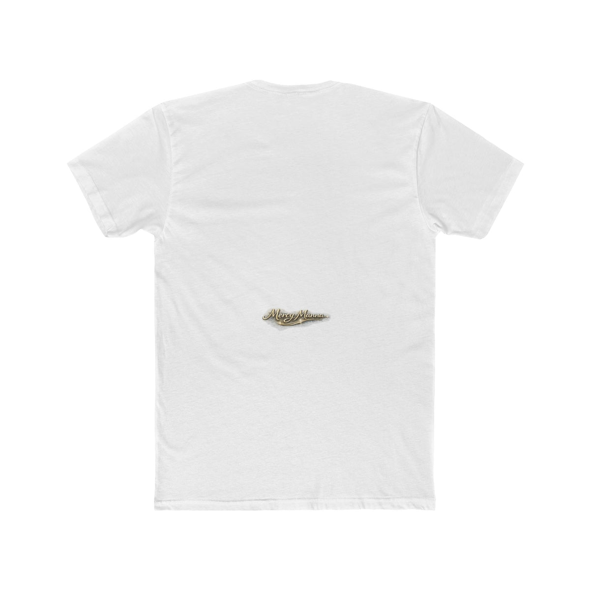 "Not By Might" Vintage Cloud Typography Tee — Unisex Zechariah 4:6 Graphic T-Shirt