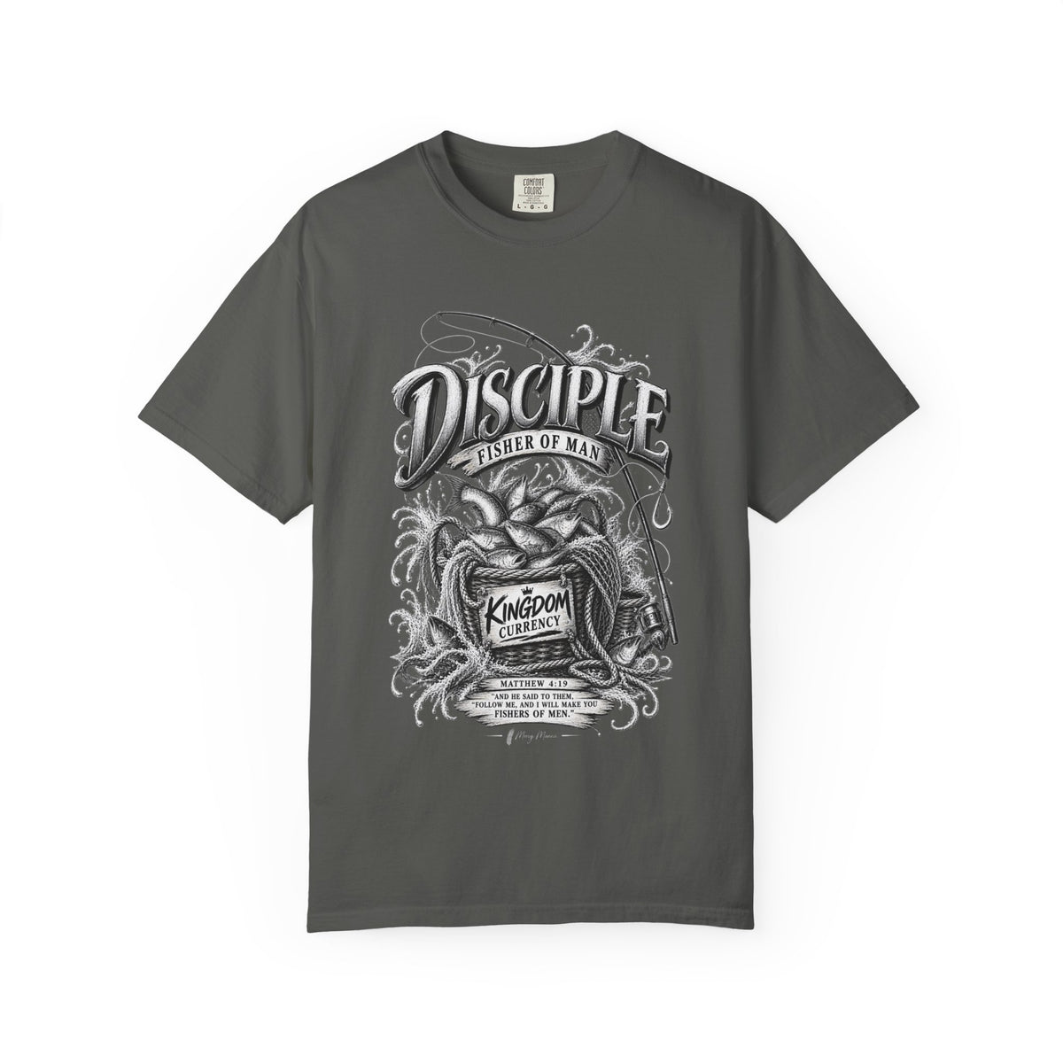 Disciple Fisher of Men Graphic T-Shirt — Fishing Design