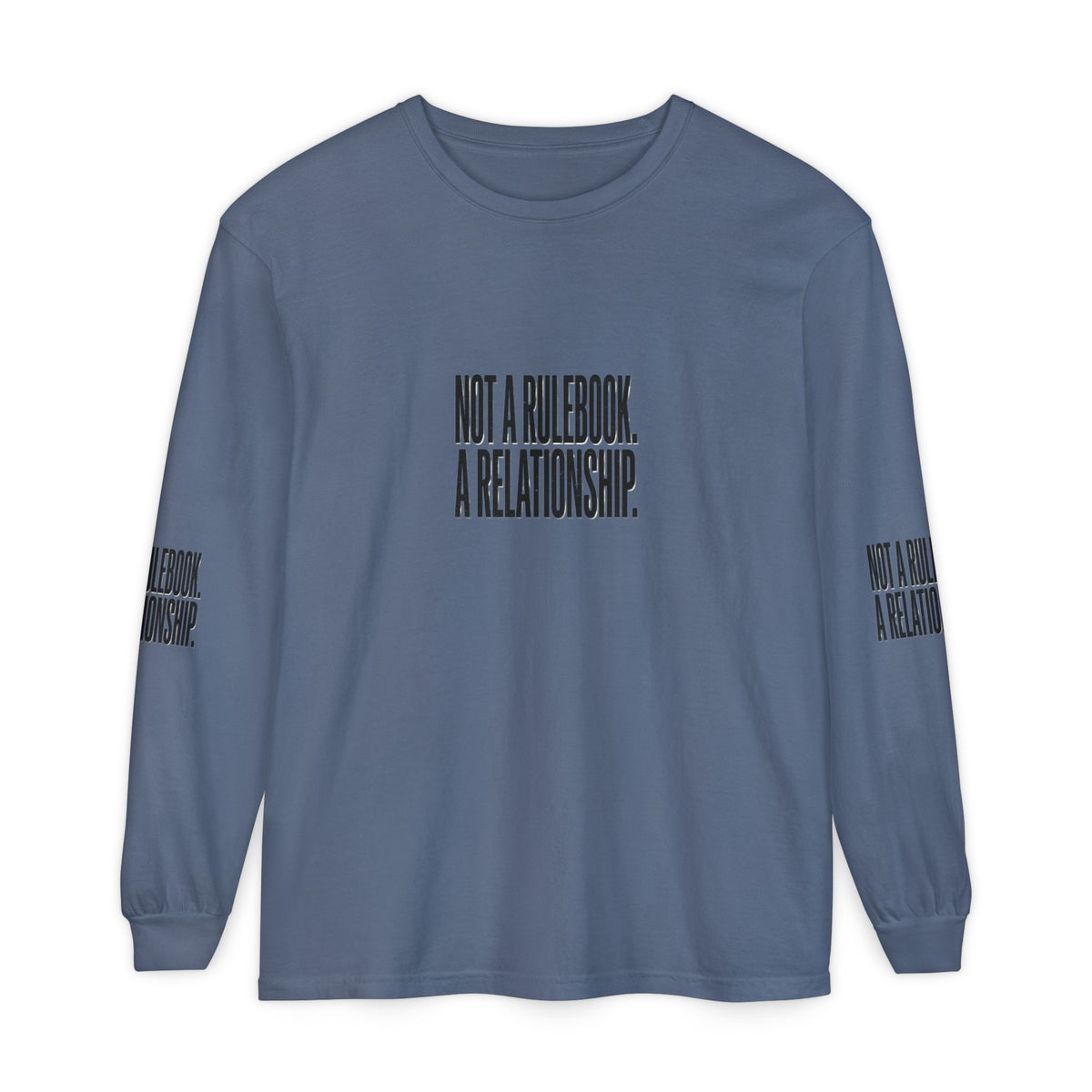 Mercy Manna Not a Rulebook a Relationship Long Sleeve T-Shirt