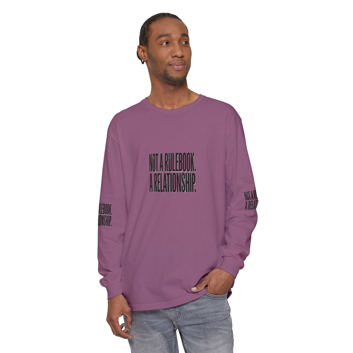 Mercy Manna Not a Rulebook a Relationship Long Sleeve T-Shirt