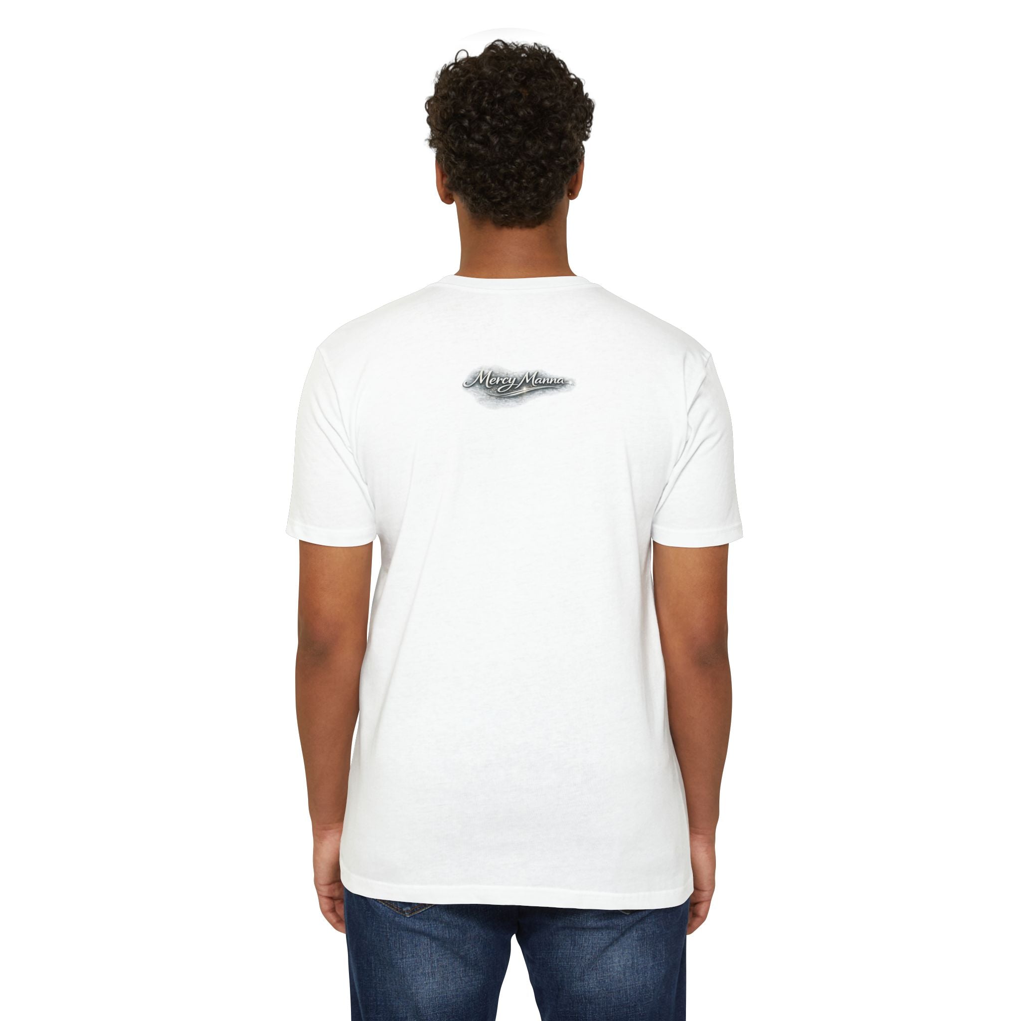 "God Is Love" Chest-Print Graphic Tee — Unisex Cotton T-Shirt
