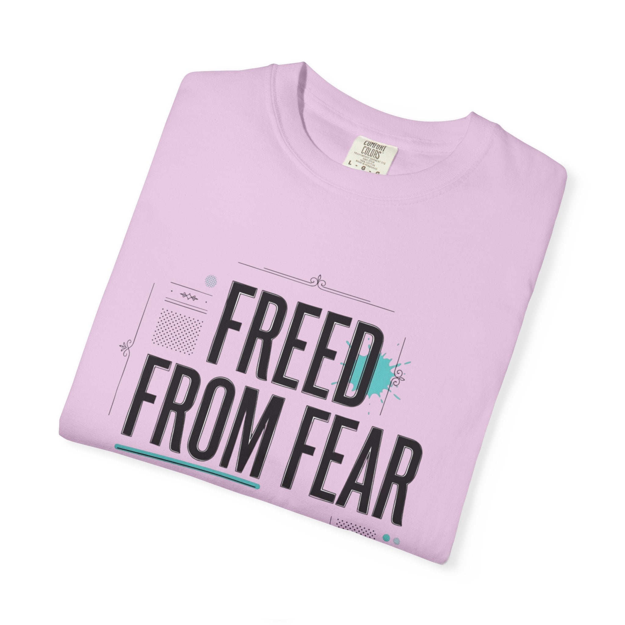 "Free Indeed" Garment-Dyed Graphic Tee — Unisex John 8:36 T-Shirt