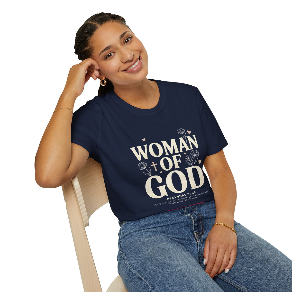 Woman of God Inspirational T-Shirt — LOVE Graphic Tee