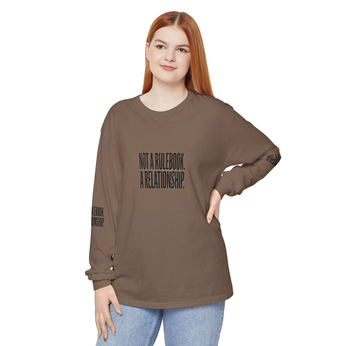 Mercy Manna Not a Rulebook a Relationship Long Sleeve T-Shirt