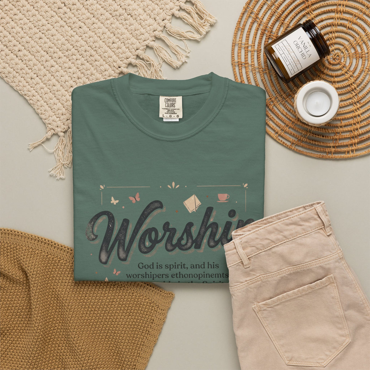 Mercy Manna Worship Inspirational T-Shirt