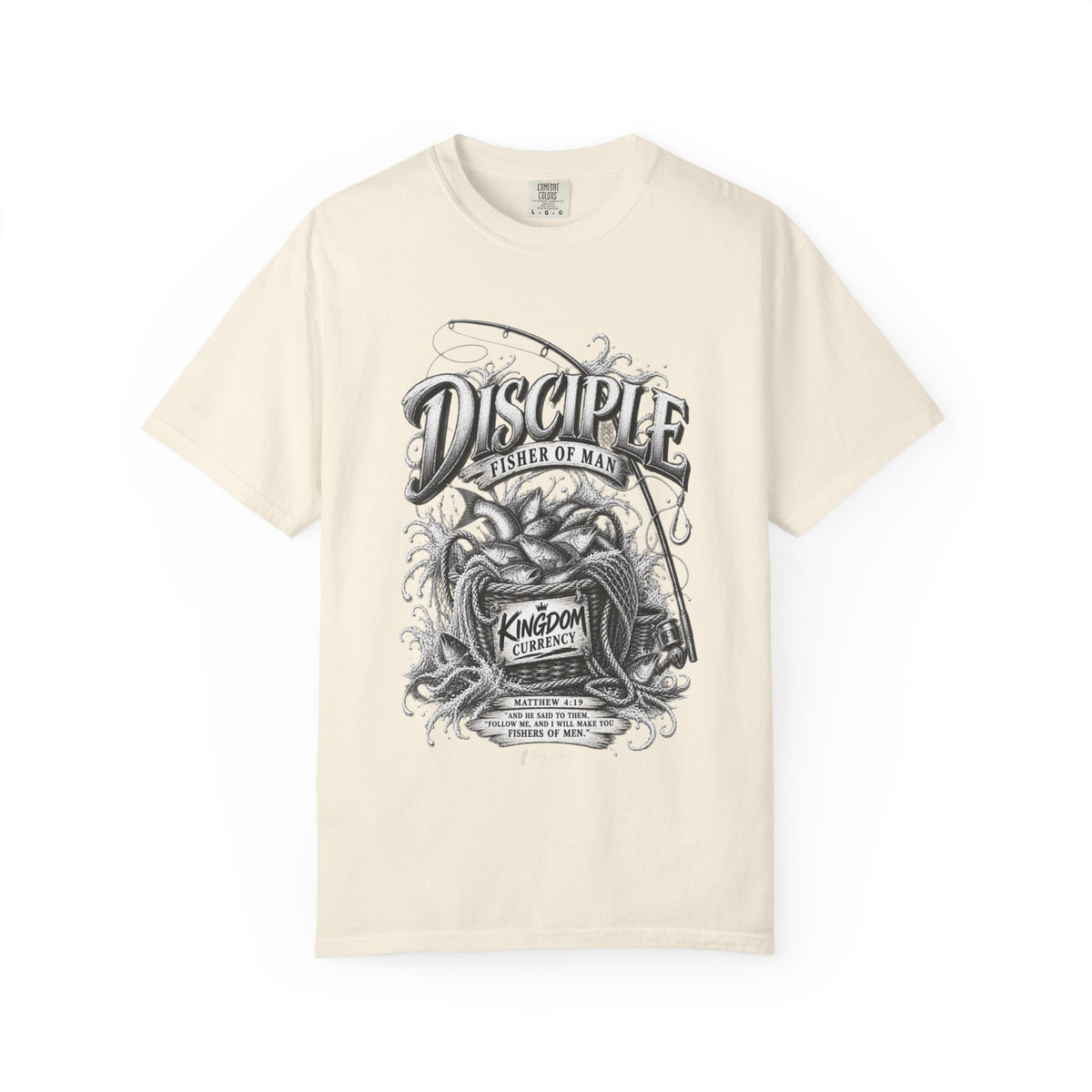 Disciple Fisher of Men Graphic T-Shirt — Fishing Design