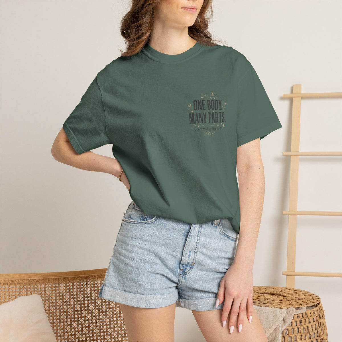 Mercy Manna One Body Many Parts Inspirational T-Shirt