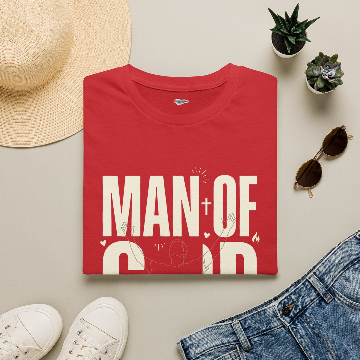 Man of God Graphic T-Shirt — Bold LOVE Tee