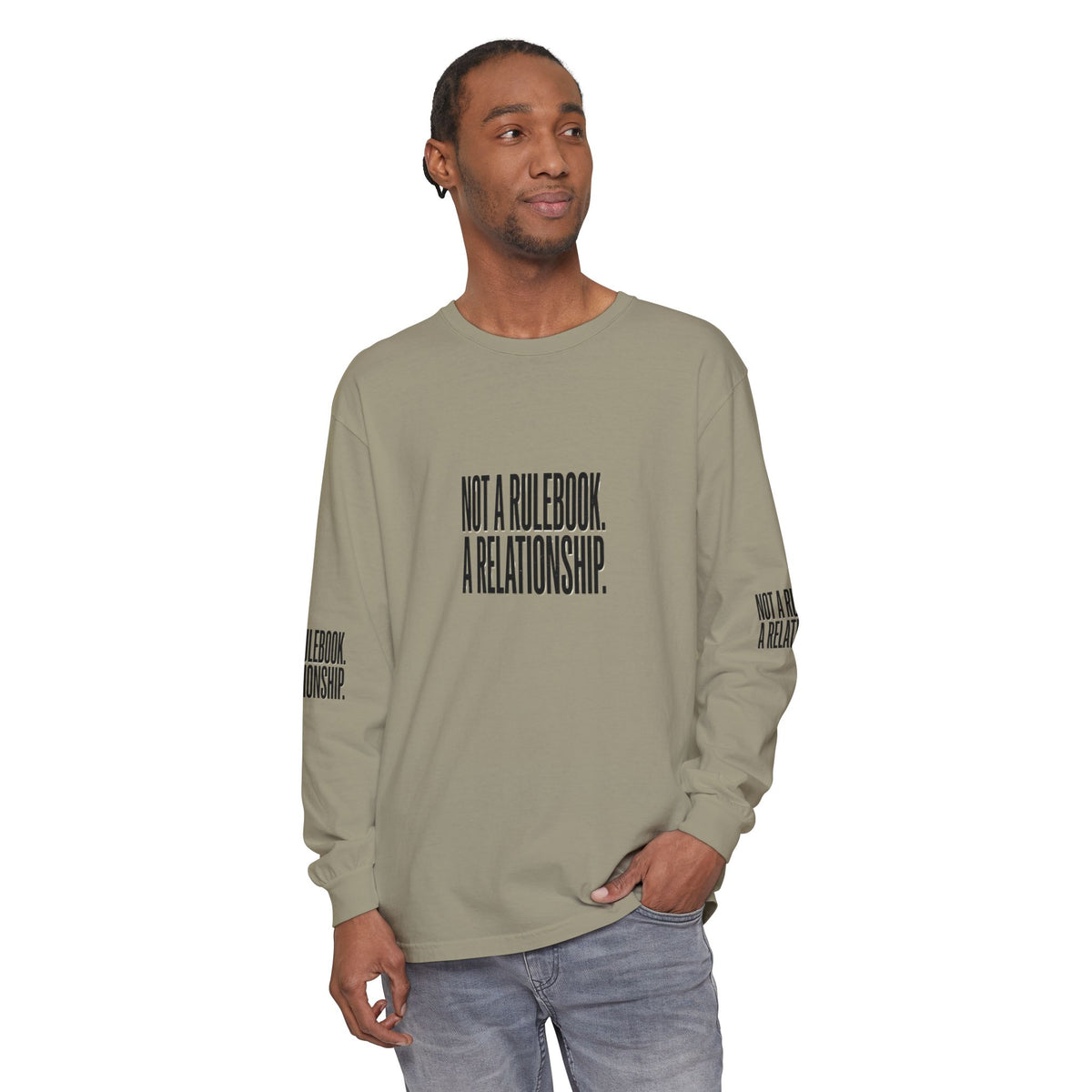 Mercy Manna Not a Rulebook a Relationship Long Sleeve T-Shirt