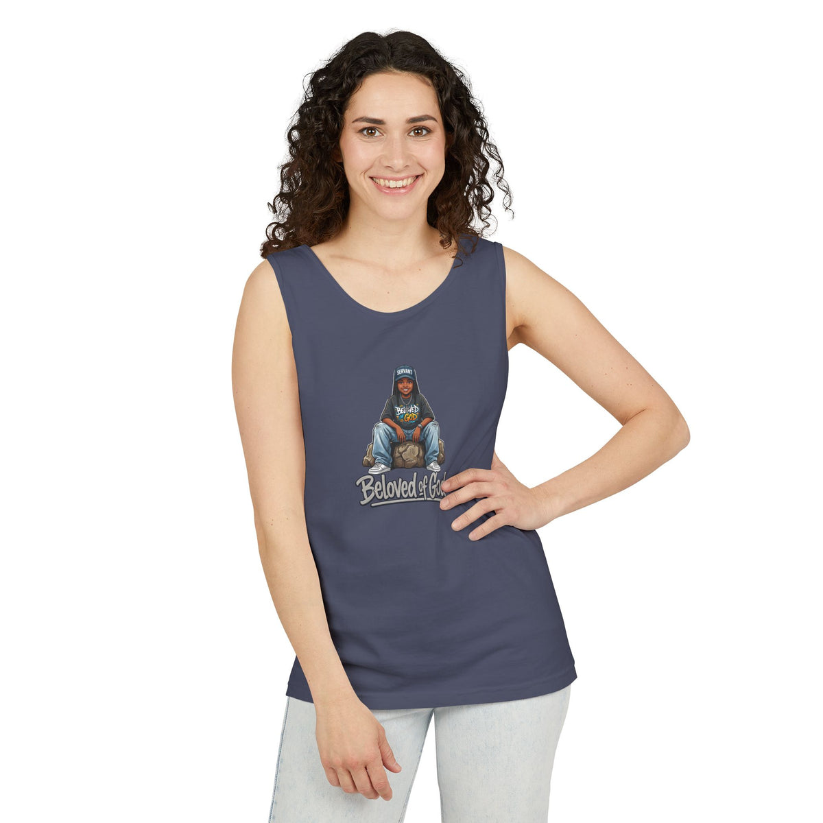 Mercy Manna Beloved of G Tank Top – LOVE-Based Streetwear Graphic Vest