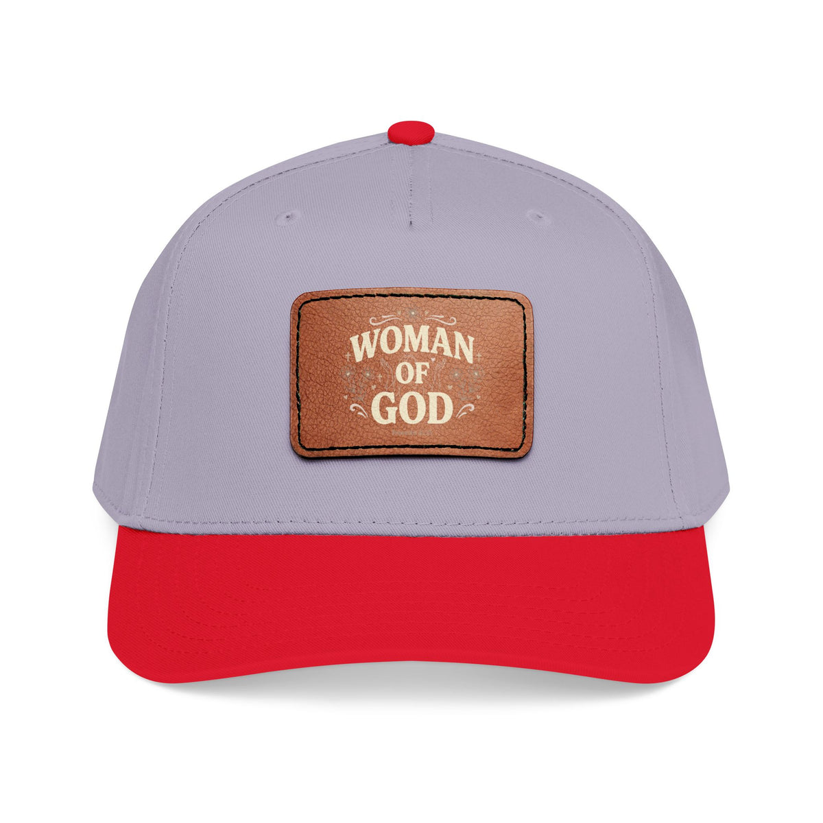 Woman of God Leather Patch Baseball Cap