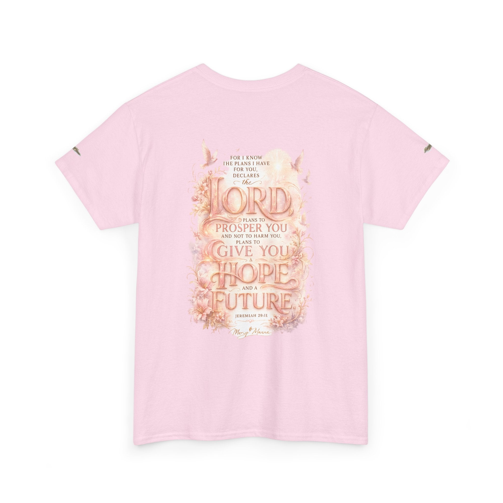"Hope" Jeremiah 29:11 Graphic Tee — Unisex Cotton T-Shirt