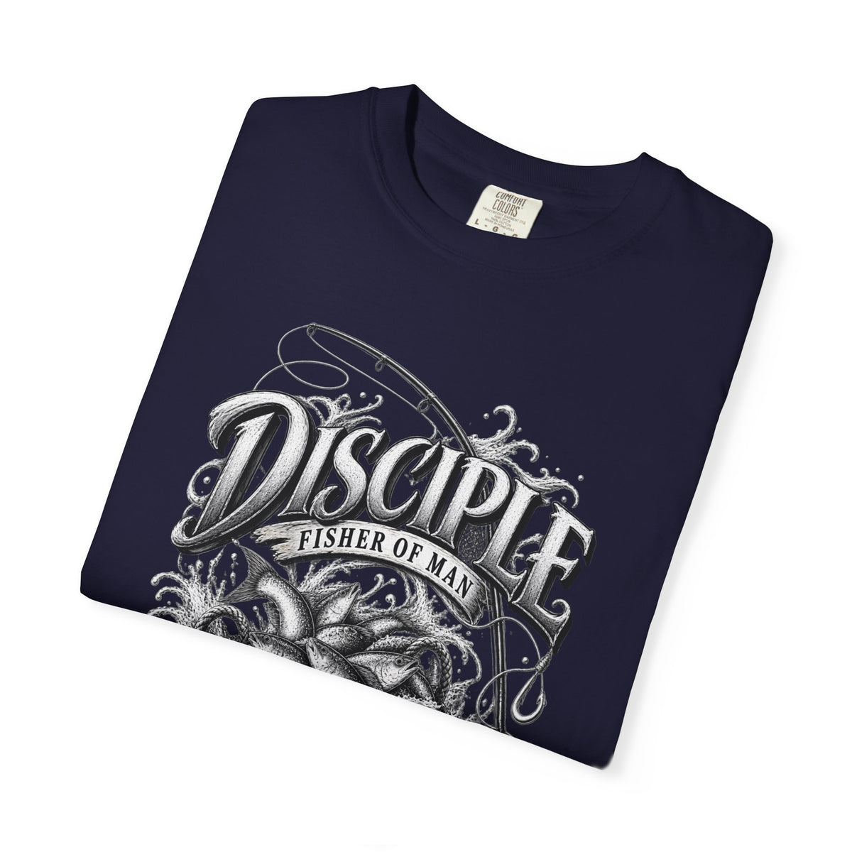 Disciple Fisher of Men Graphic T-Shirt — Fishing Design