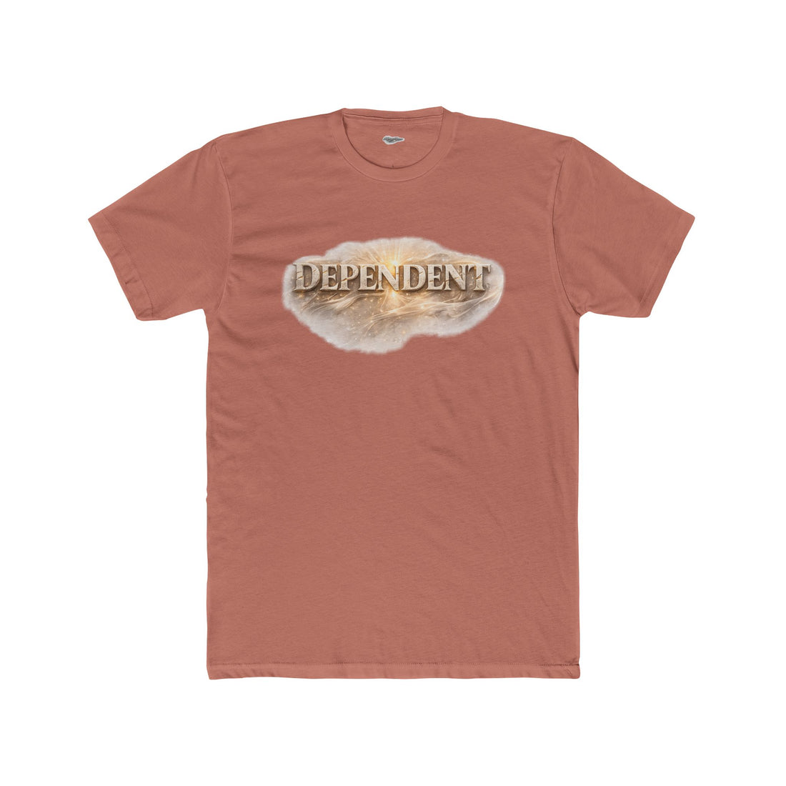 "Not By Might" Vintage Cloud Typography Tee — Unisex Zechariah 4:6 Graphic T-Shirt
