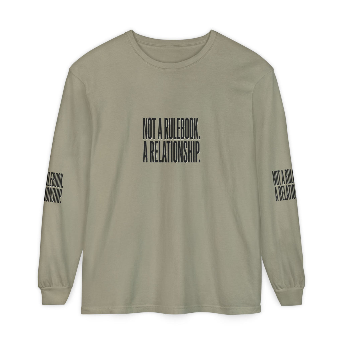 Mercy Manna Not a Rulebook a Relationship Long Sleeve T-Shirt