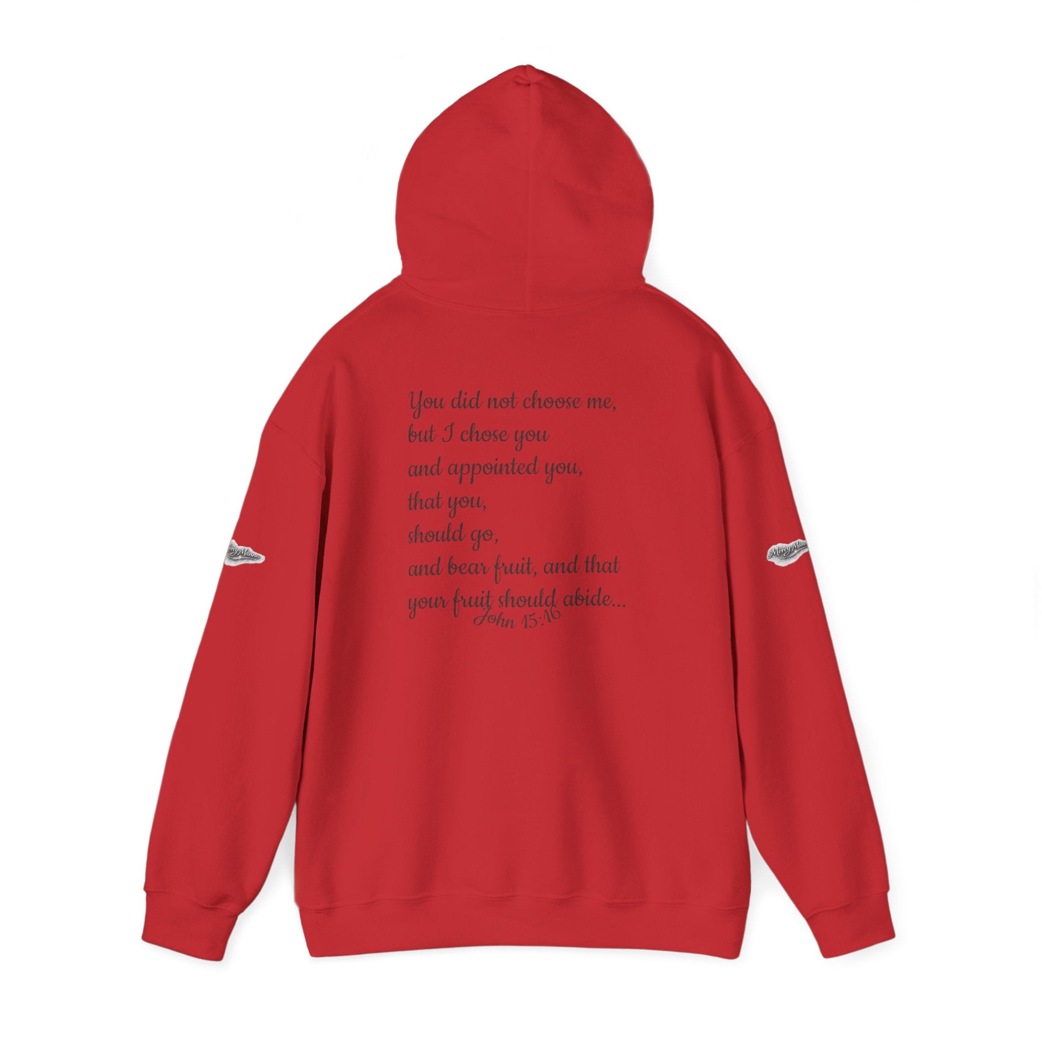 "Chosen & Set Apart" Olive Leaf Graphic Pullover Hoodie — Unisex Sweatshirt