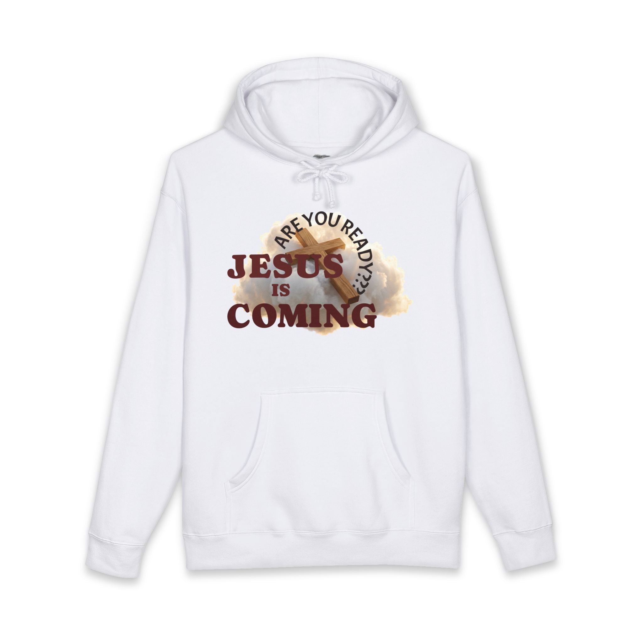 "Are You Ready?" Graphic Pullover Hoodie — Unisex Fleece Sweatshirt