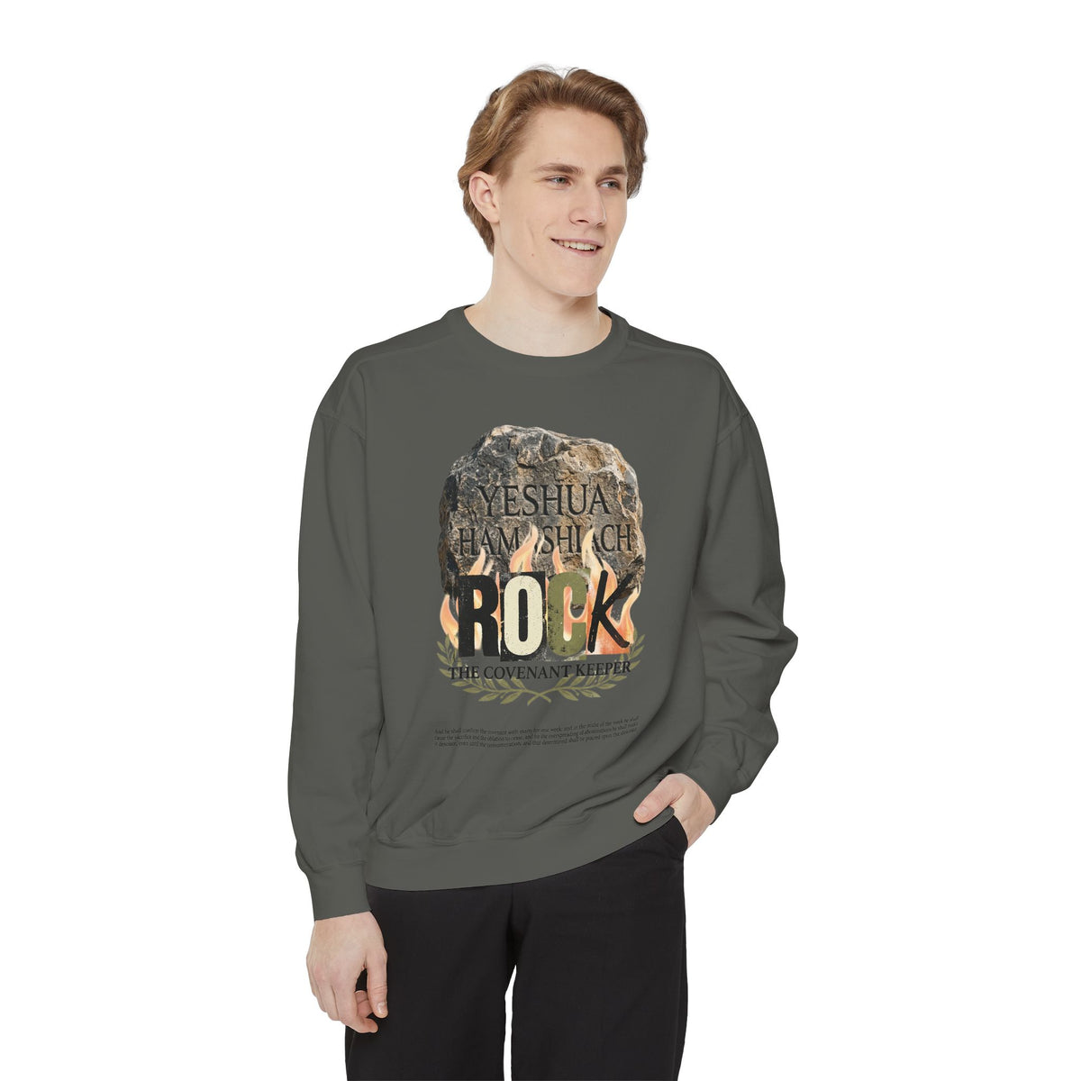 Mercy Manna Crewneck Sweatshirt – Abomination That Causes Desolation Love Graphic