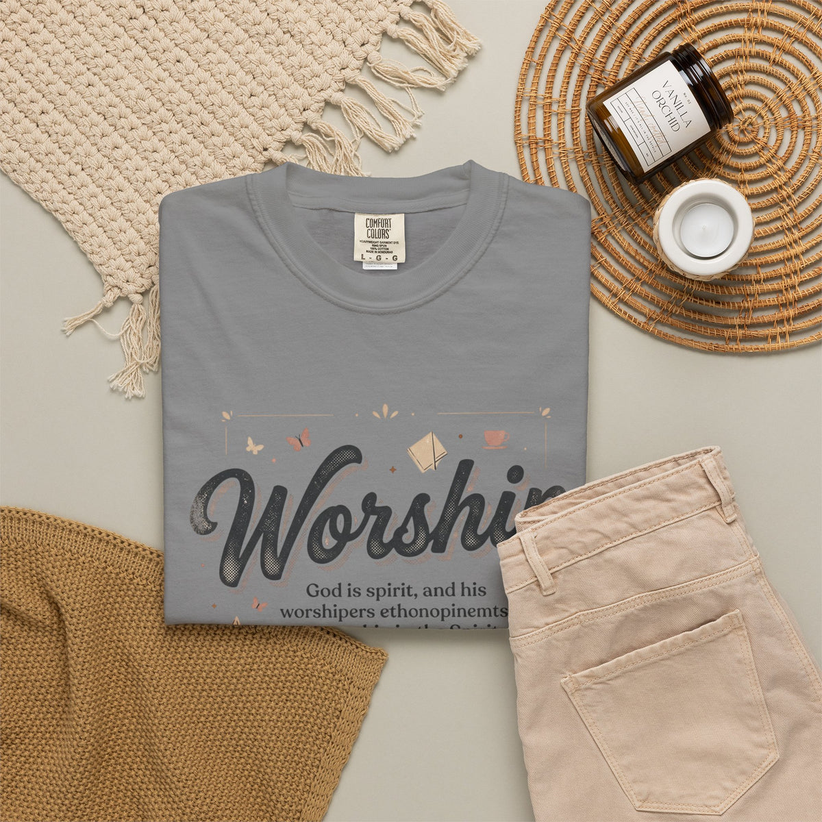 Mercy Manna Worship Inspirational T-Shirt