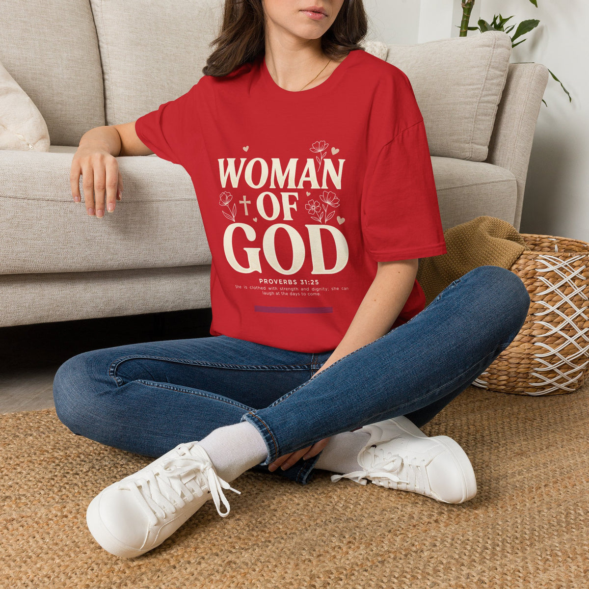 Woman of God Inspirational T-Shirt — LOVE Graphic Tee