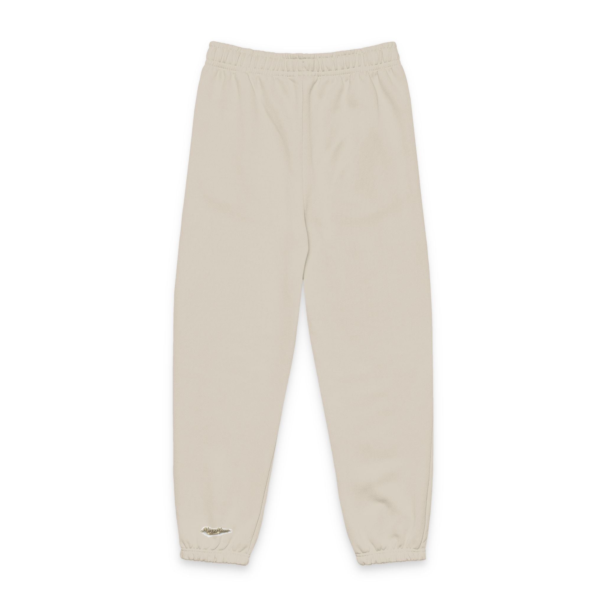 "Let There Be Light" Minimal Gold Flame Graphic Joggers — Unisex Cozy Lounge Pants