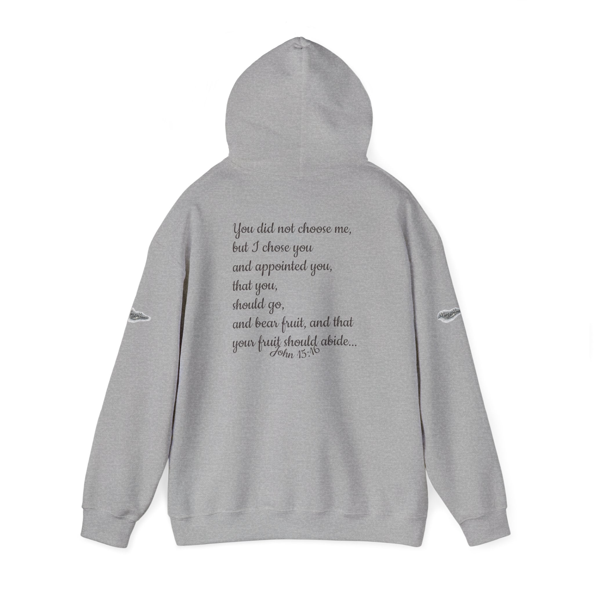 "Chosen & Set Apart" Olive Leaf Graphic Pullover Hoodie — Unisex Sweatshirt