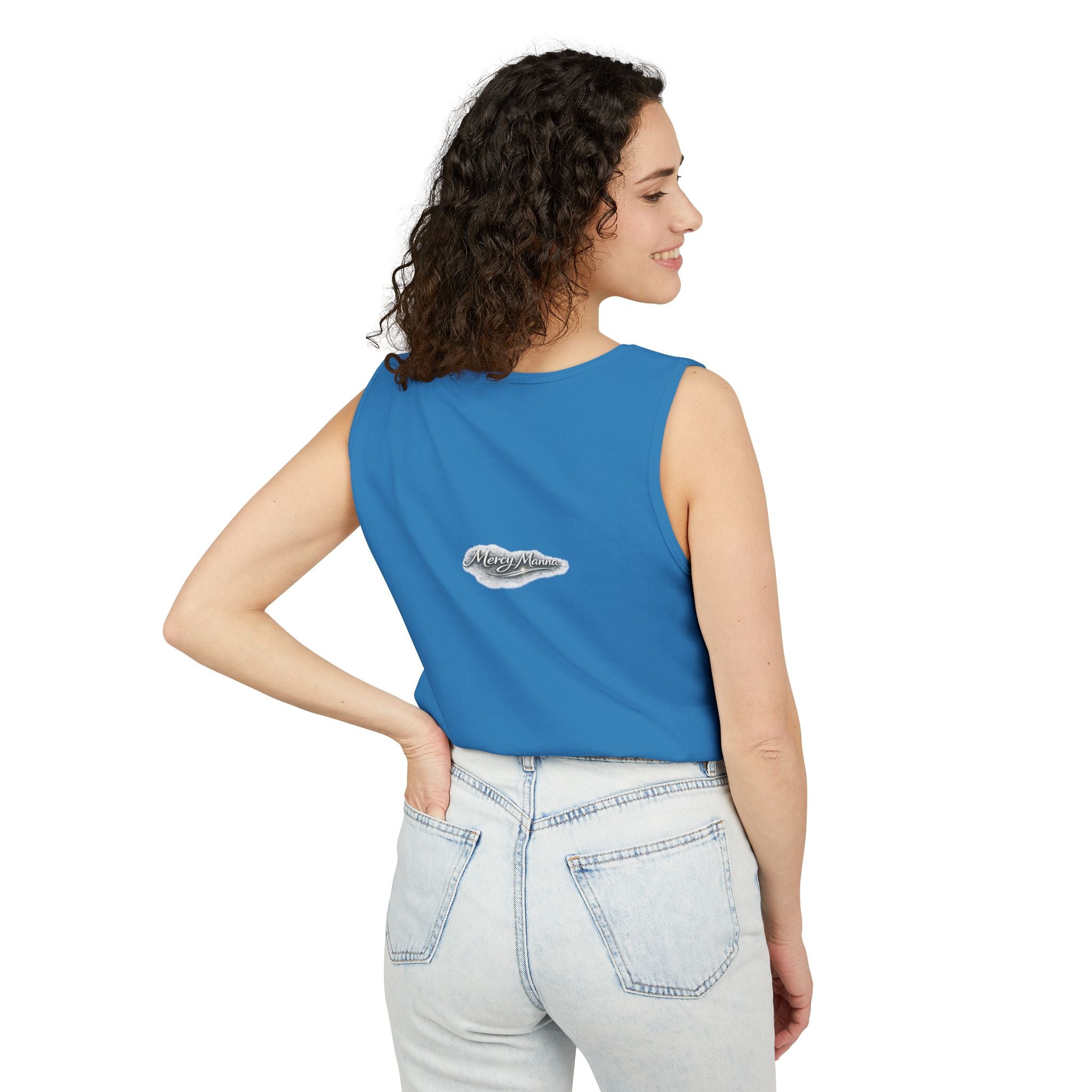 "Graced to Be Holy" Dove Graphic Tank Top — Women&